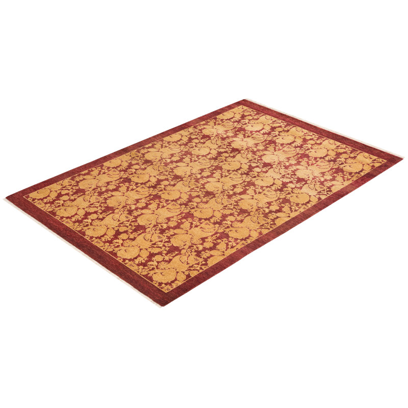 Classic One-of-a-Kind 4' 2" X 6' 1" Hand Knotted Area Rug