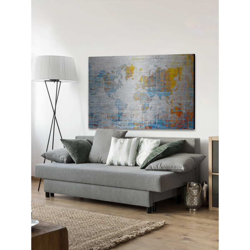 " Continental Journey " by Parvez Taj, 20" H x 30" W x 1.5" D