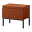 Auburntown 49cm W Manufactured Wood Bedside Table-1304670093