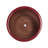 Red Ceramic Planter Of 3 For Indoor Outdoor Use, Modern Planters With Glossy Finish And Drainage Hole, 15.4 Inches Wide, Deep, 13.31 High, 47.47 Pounds Flowerpot Spaces, Contemporary Built-In Plant-1860128949