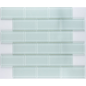 Torch Song 2'' W x 4'' L Glass Tile Mosaic Sheet 5 pack 