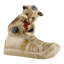 Playful Kitty on Shoe Figurine