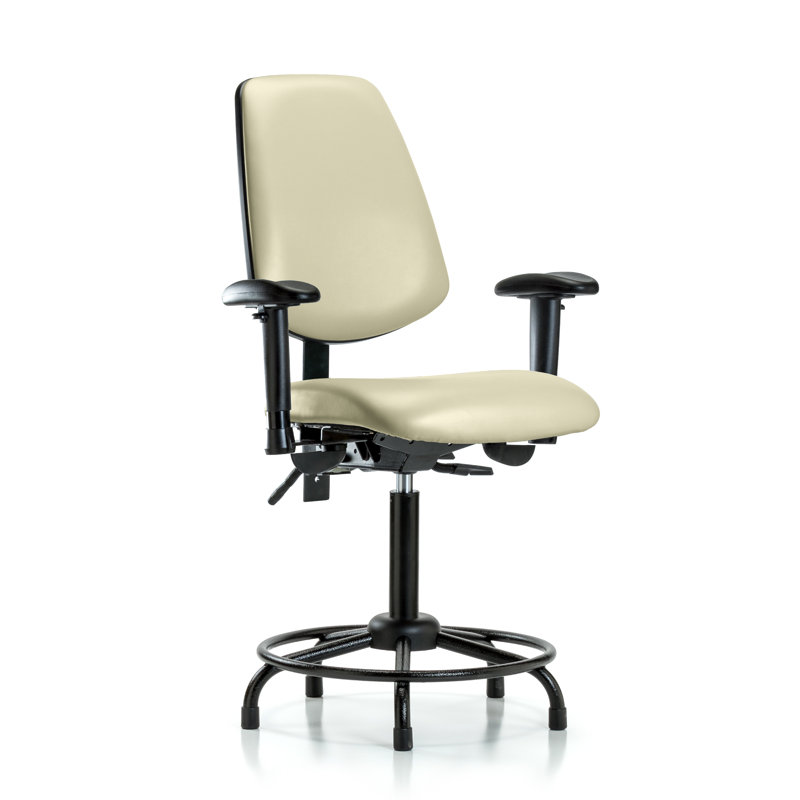 Fauteuil de dessin ergonomique Elyssa, Adobe, Patins, Inclus