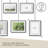 Exhibit Picture Frame Gallery Set, Adjustable Wall Collage Displays Five Photos (Two 4X6" And Three 5X7"), Set Of 5, Black