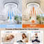 Bedroom Ceiling Fan with Light and Remote Control, Modern Fan Light with 6 Speeds and Dimmable-1788140986