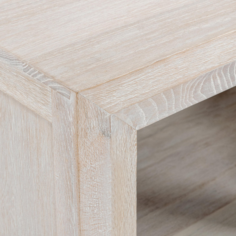 Bradley Two-Door Oak Wood Cabinet