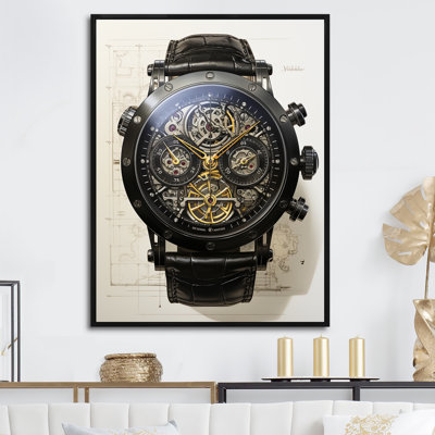 Impression sur toile, montre de luxe, reproduction de mode
