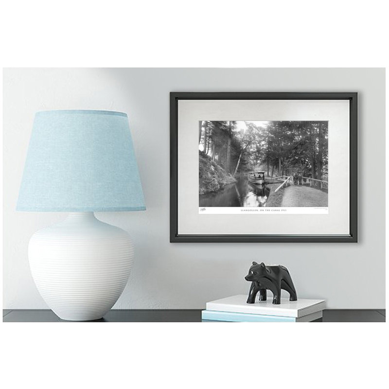 Llangollen, On The Canal 1913 by Francis Frith - Single Picture Frame Print, 60cm H x 80cm W x 2.3cm D