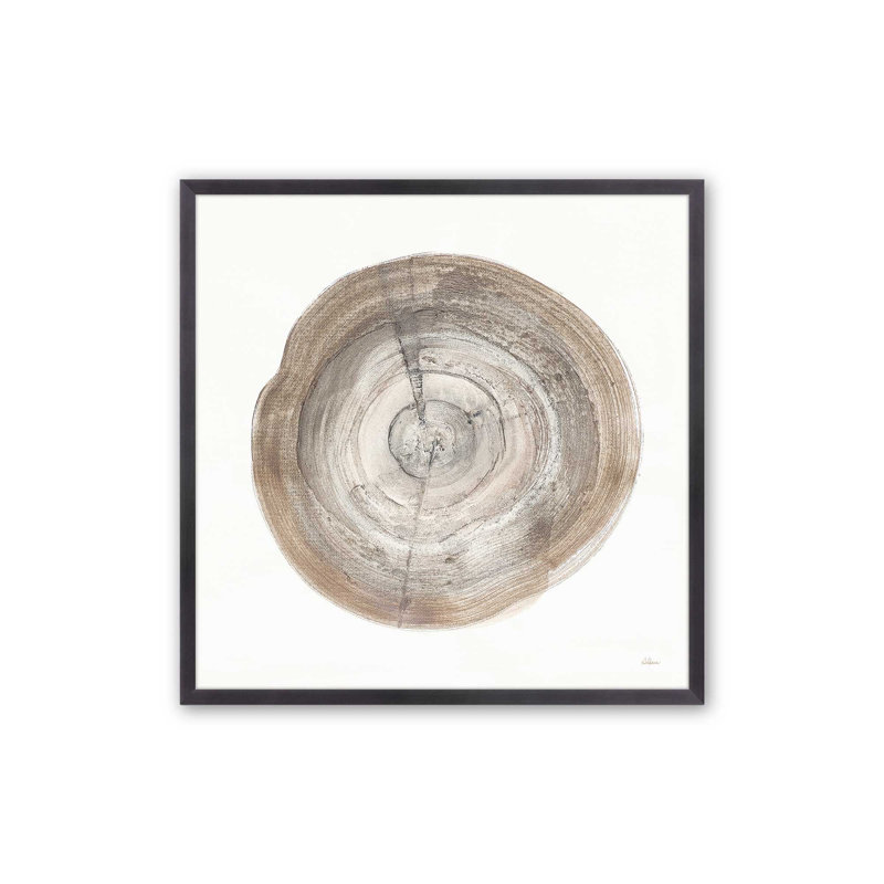 Anneaux du temps III, reproduction sur toile, Cadre photo simple en zinc patiné, H 13,75 po x l 13,75 po