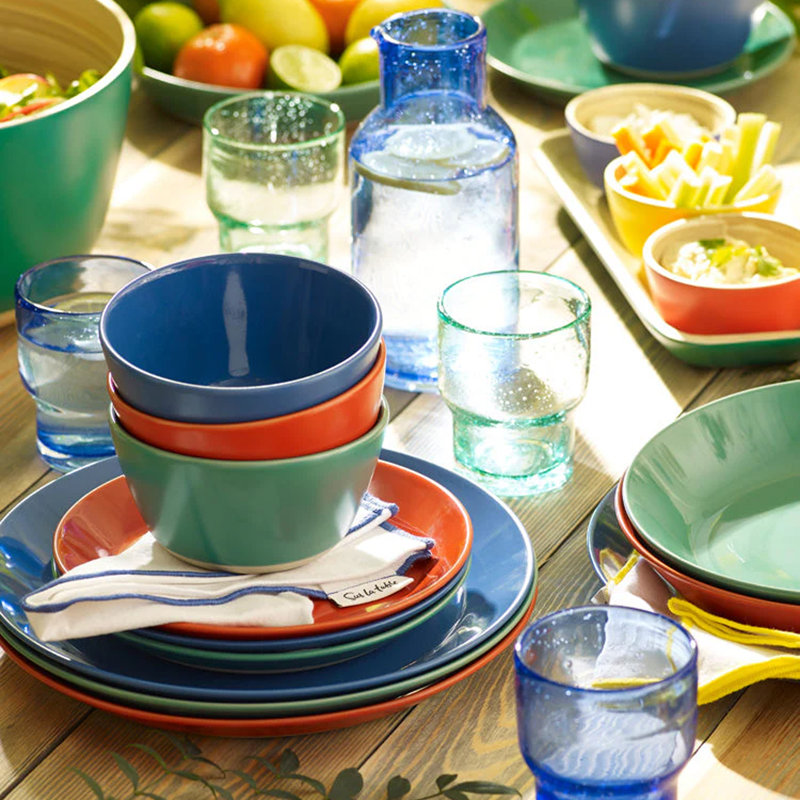 Sur La Table Colour Me Happy Dinner Plate, Orange