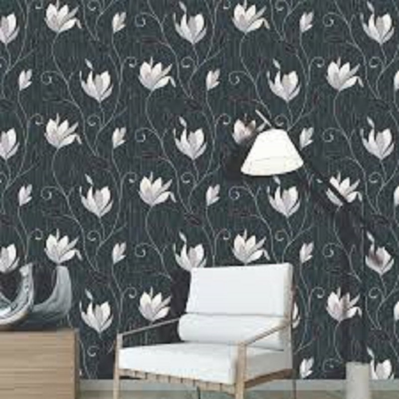 Eila 10m x 53cm Textured Glitter Wallpaper Roll