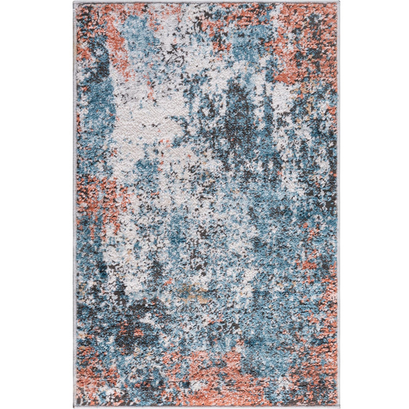 Abstract Indoor Rug, Rectangle 2'2" x 3'1"