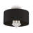 Brunetto Fabric Semi Flush Mount-248478347
