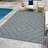 Nautica Stratford Indoor-Outdoor Machine Washable High Low Rugs-93534778