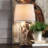 26" Rustic Farmhouse Resin Antler Table Lamp with USB Ports