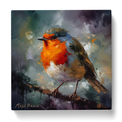 Robin Post-Impressionism - No Frame Print