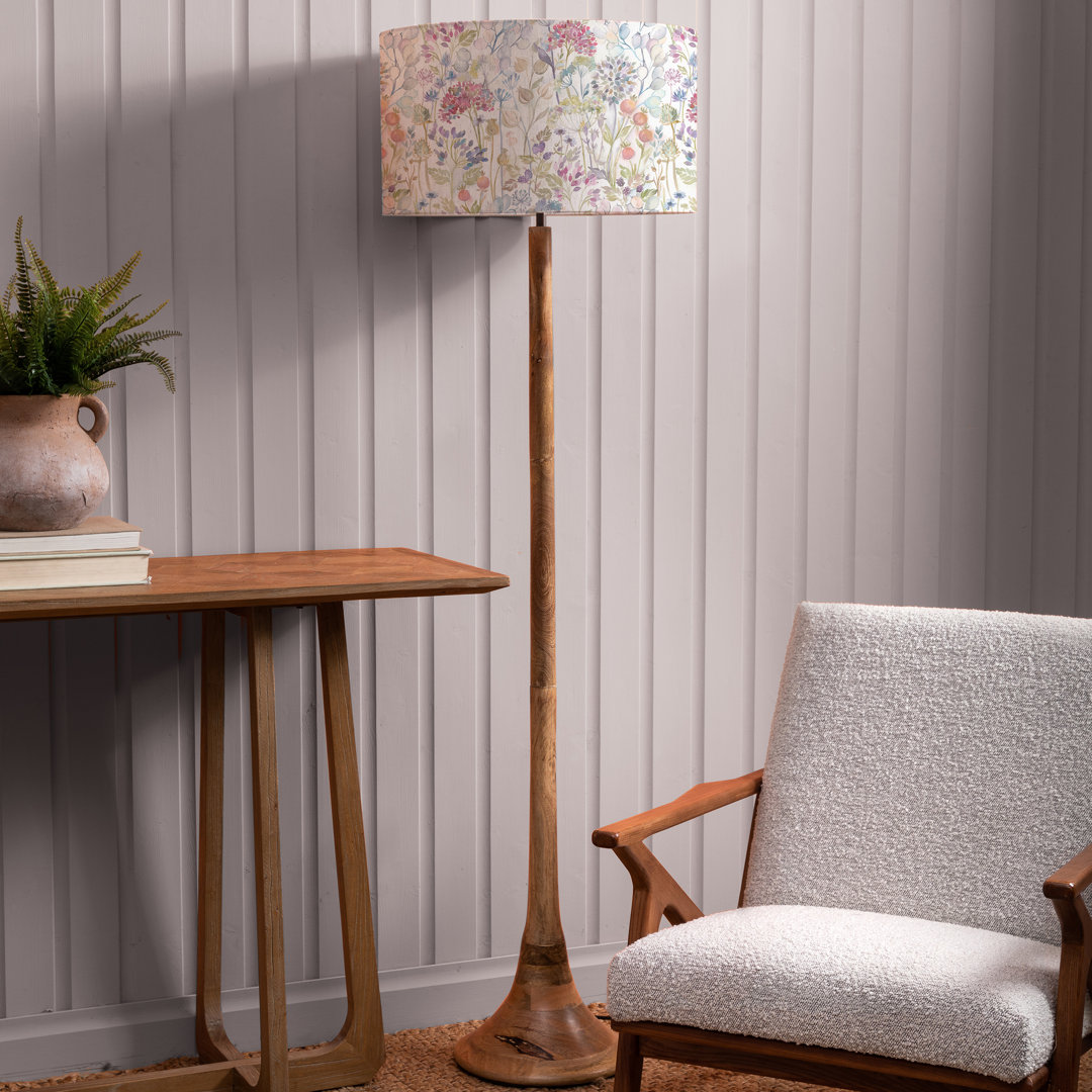 Kinross 158cm Brushed Traditional Floor Lamp