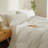 LIFETOWN Striped Duvet Cover Set,3 Pcs Breathable Durable 100% Washed Cotton Comforter Cover for All Seasons, Chic Linen Like Textured Bedding Set.-114652708-114652701