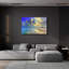 «Blue Beach Sunset National Seashore Sea» par Ezra Tanner, art mural en verre acrylique-80263068