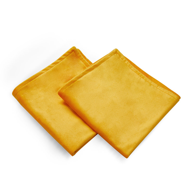 Fritch Square Cushion Cover, 55cm H x 55cm W x 1cm D, Lemon Yellow