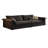 Black Polyester Modular Sofa cushion couch-676388079-676388077