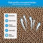 Cat Scratching Board 3 Pack with Catnip