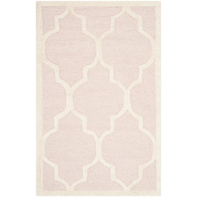 Cannen Hand Tufted Wool Geometric Rug, Rectangle 2'6" x 4'