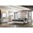Star White King Bed With Led