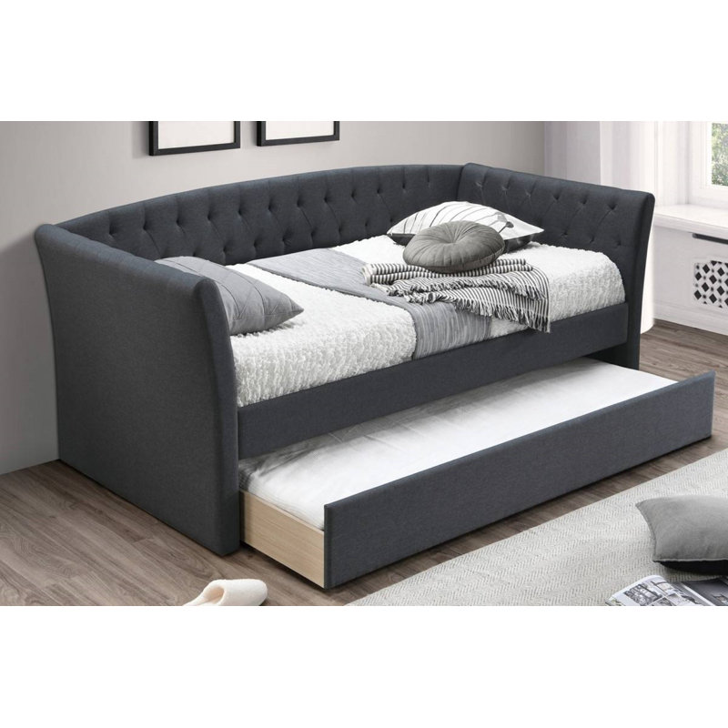 Raseborg Upholstered Daybed, Charcoal