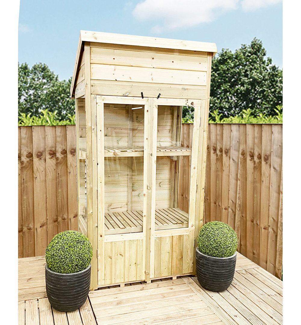 Akiles 5 Ft W x 2 Ft D Mini Greenhouse
