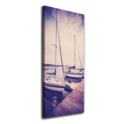 Yachts - Wrapped Canvas Print