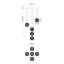 Marni 5 - Light LED Pendant-63492192