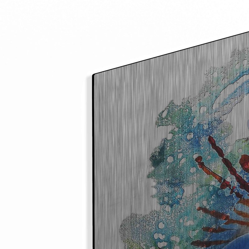 Brayden Studio® «Urticina Felinal» par Rita Shimelfarb, art mural en métal, H 36 po x l 36 po
