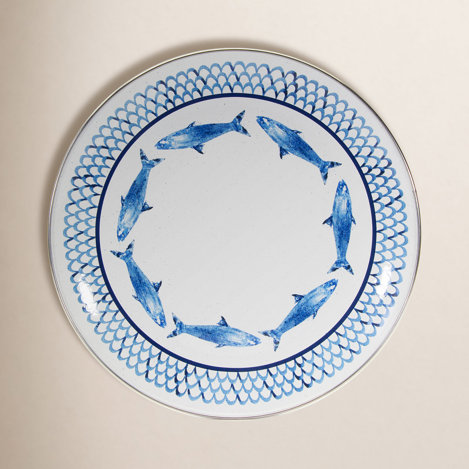 Fish Camp 11" Dinner Plate