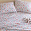 Ensemble de draps 4 pièces 100% coton, avec imprimé Happy Bows
