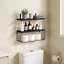 3 Piece Wood Bracket Shelf