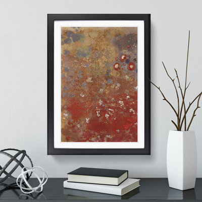 Rouge by Odilon Redon - Picture Frame Painting