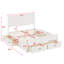 Base de lit avec rangement moderne en bois avec 6 tiroirs, lit plateforme avec support en lattes de bois-117360692