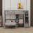 Kids Twin Loft Bed with Drawers-385413498