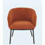 Fauteuil d'appoint moderne en velours côtelé-2069809161