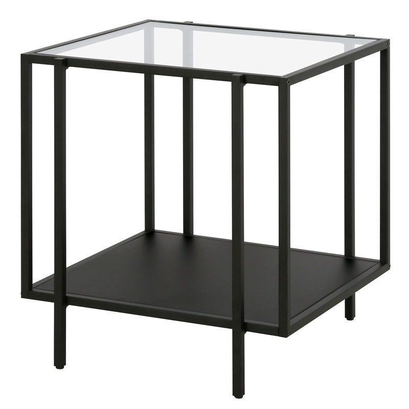 Glass Top End Table