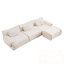 Canapé rembourré avec 3 coussins et repose-pieds-1161736738