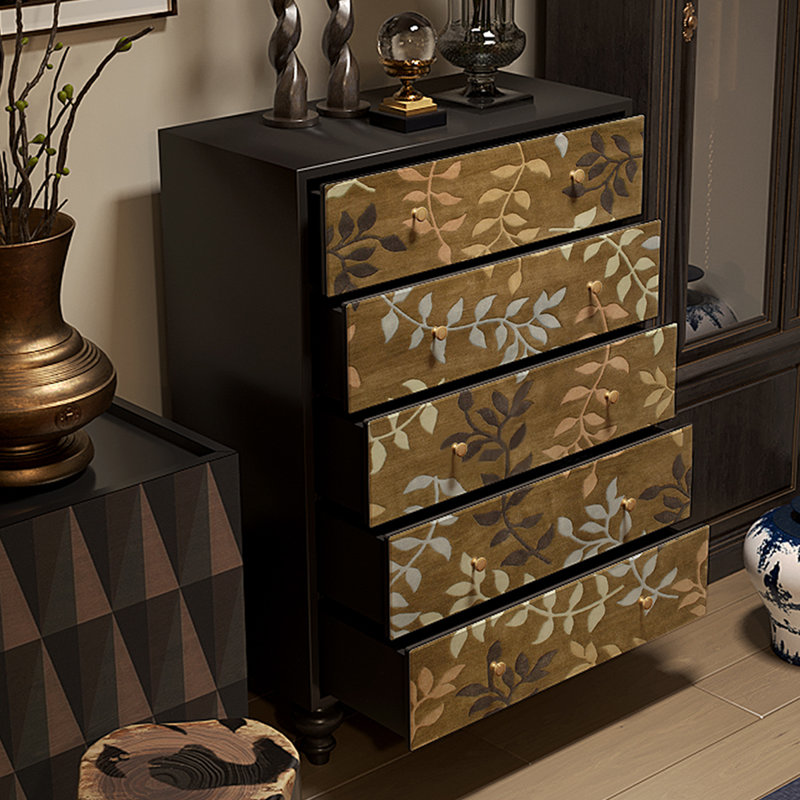 Armoire de décoration de salon moderne et luxueuse