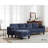 5 Seat Modular Sofa,with Storage Ottoman, Convertible Sectional Sofa, L Shaped Couch , Reversible Chaise ,Riveted sofa,Chenille-1300742775
