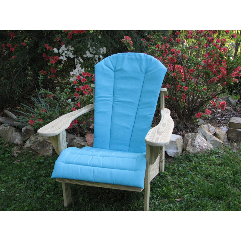 USA-Made Adirondack Chair Cushion – Premium Outdoor Fabric, Fade-Resistant, UV Protected Fabric, Bravada