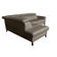 Victoria Upholstered Sleeper Corner Sofa with Ottoman-552775387-552775386