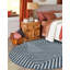 Tapis bleu contemporain Odawa-1098662851