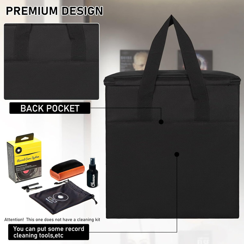 Vinyl Album Storage Case Bag for 7/10/12 inch LP