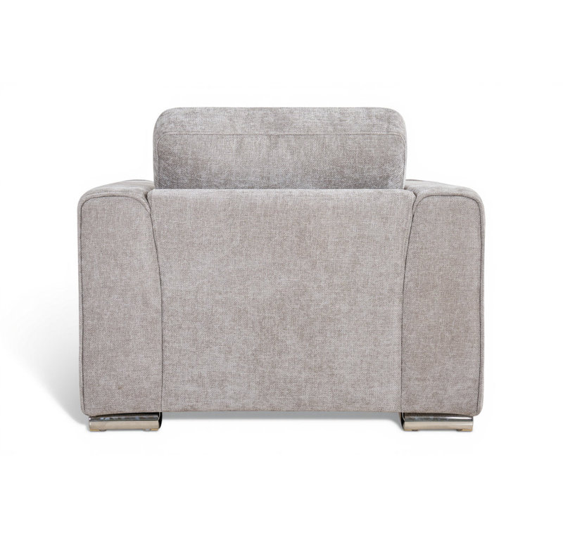 Upholstered Armchair, Grey