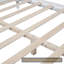Base de lit plateforme en bois, lit plateforme de style rétro avec support en lattes de bois-1397802218-1397802219